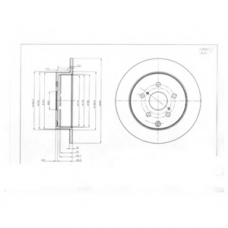 BG4051 DELPHI Тормозной диск