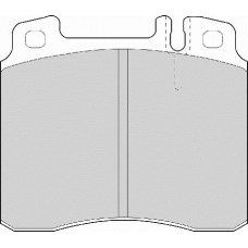 FD6642A NECTO Комплект тормозных колодок, дисковый тормоз