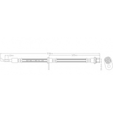 3413 REMKAFLEX Тормозной шланг