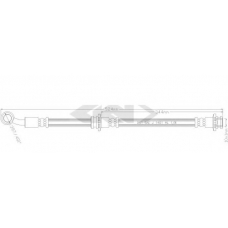 38579 SPIDAN Тормозной шланг