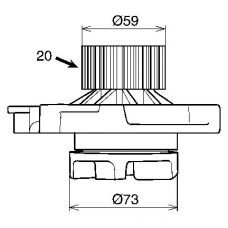 VKPC 81805 SKF Водяной насос