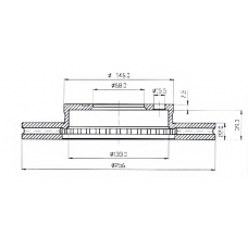 BDC3317 QH Benelux Тормозной диск