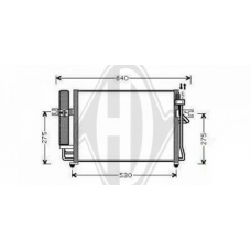 8680501 DIEDERICHS Конденсатор, кондиционер