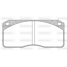 JSA 3783.00 WOKING Комплект тормозных колодок, дисковый тормоз