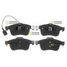 BD S712 STARLINE Комплект тормозных колодок, дисковый тормоз