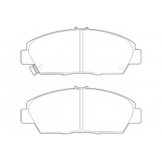 WBP21497A WAGNER LOCKHEED Комплект тормозных колодок, дисковый тормоз