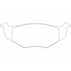 WBP21866D WAGNER LOCKHEED Комплект тормозных колодок, дисковый тормоз