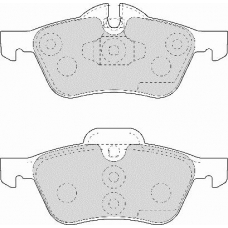 FD6959A NECTO Комплект тормозных колодок, дисковый тормоз