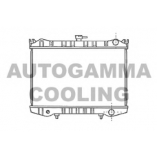 102186 AUTOGAMMA Радиатор, охлаждение двигателя