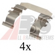 1665Q ABS Комплектующие, колодки дискового тормоза