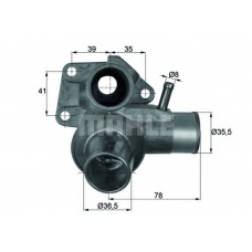 TI 63 85D MAHLE Термостат, охлаждающая жидкость