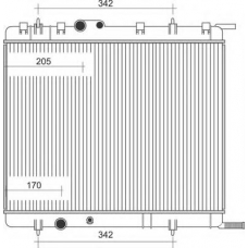 350213878000 MAGNETI MARELLI Радиатор, охлаждение двигателя