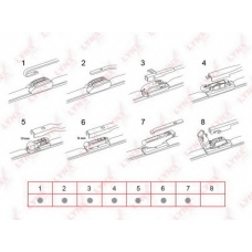 XF400 LYNX Xf400 монолитные щётки 400 mm 400 mm