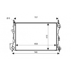 QER2271 QUINTON HAZELL Радиатор, охлаждение двигателя