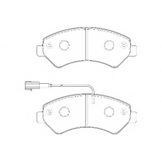 WBP24466A WAGNER LOCKHEED Комплект тормозных колодок, дисковый тормоз