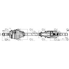 210042 GSP Приводной вал