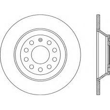 BDR2178.10 OPEN PARTS Тормозной диск