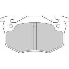 DBP340558 DURON Комплект тормозных колодок, дисковый тормоз