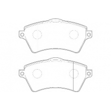 WBP23615A WAGNER LOCKHEED Комплект тормозных колодок, дисковый тормоз