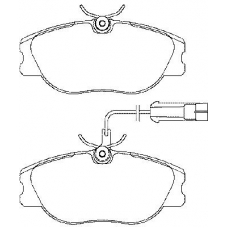 MDB2194 MINTEX Комплект тормозных колодок, дисковый тормоз