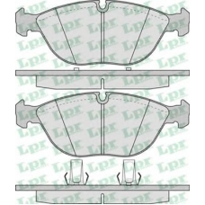 05P881 LPR Комплект тормозных колодок, дисковый тормоз
