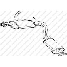 283-891 BOSAL Глушитель выхлопных газов конечный