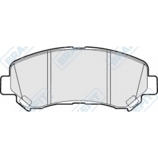 PD3146 APEC Комплект тормозных колодок, дисковый тормоз