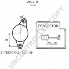 20130158 PRESTOLITE ELECTRIC Генератор