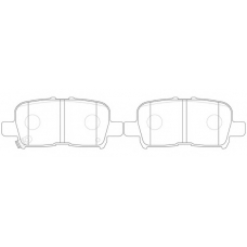 FP0865 FIT Комплект тормозных колодок, дисковый тормоз