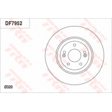 DF7952 TRW Тормозной диск