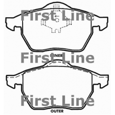 FBP3325 FIRST LINE Комплект тормозных колодок, дисковый тормоз
