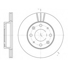 D6368.10 WOKING Тормозной диск
