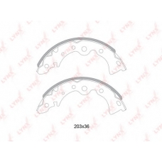 BS5716 LYNX Колодки тормозные задние