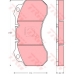 GDB5071 TRW Комплект тормозных колодок, дисковый тормоз