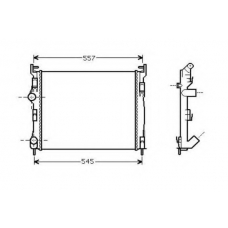2062020 ORDONEZ Радиатор, охлаждение двигателя