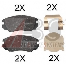 37682 OE ABS Комплект тормозных колодок, дисковый тормоз