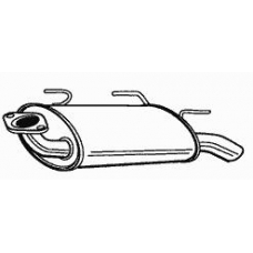 614582 FONOS Глушитель выхлопных газов конечный