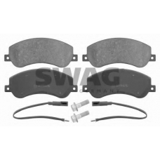 50 91 6637 SWAG Комплект тормозных колодок, дисковый тормоз