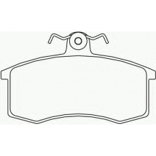 2117002 TEXTAR Комплект тормозных колодок, дисковый тормоз