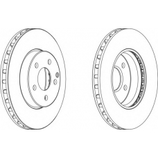 DDF1252C FERODO Тормозной диск
