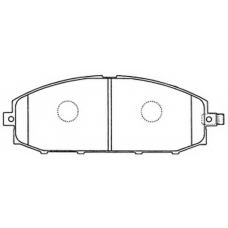 FP2117 FIT Комплект тормозных колодок, дисковый тормоз