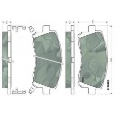 GDB3217 TRW Комплект тормозных колодок, дисковый тормоз