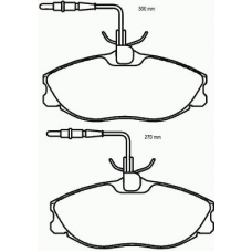 MDB1732 MINTEX Комплект тормозных колодок, дисковый тормоз