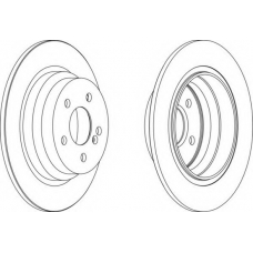 DDF1308C FERODO Тормозной диск