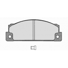 217.0 RAICAM Комплект тормозных колодок, дисковый тормоз