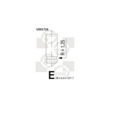 V991724 BGA Выпускной клапан