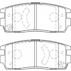 DBP251935 DURON Комплект тормозных колодок, дисковый тормоз