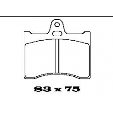 BL1067A1 FTE Комплект тормозных колодок, дисковый тормоз