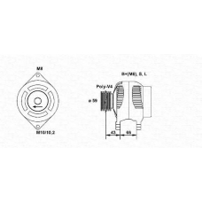 943346137010 MAGNETI MARELLI Генератор