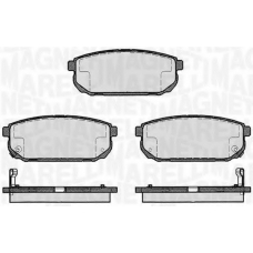 363916060448 MAGNETI MARELLI Комплект тормозных колодок, дисковый тормоз
